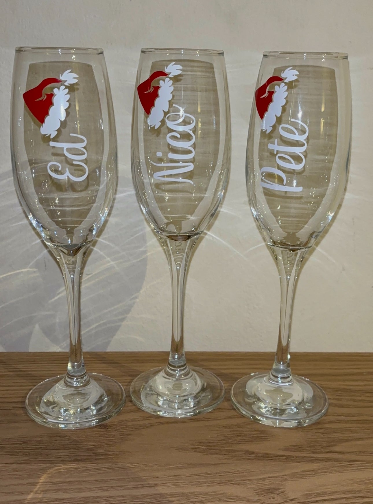 Personalised Christmas Glass