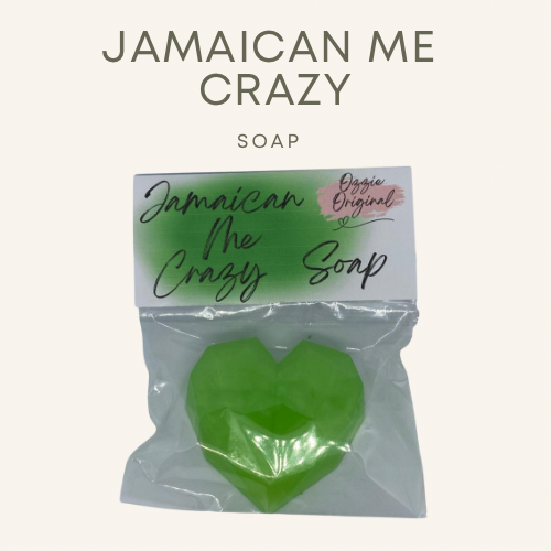 Heart shaped bars of scented soap