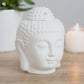 White Buddha Head Oil Burner and
Wax Warmer