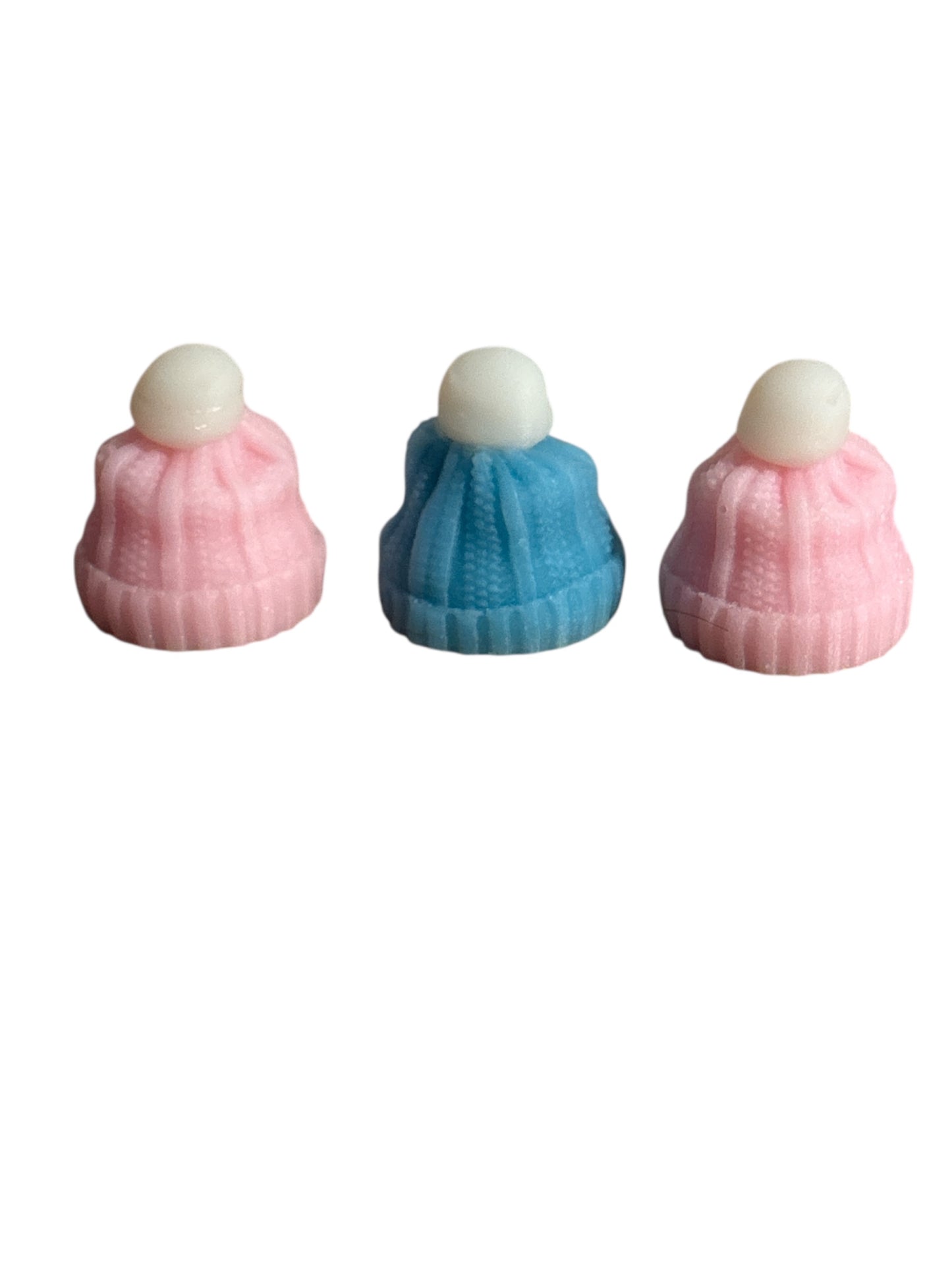 Wooly Hat Shaped Wax Melts – Snowflake Cookie Scent | Box of 6 Gift Set