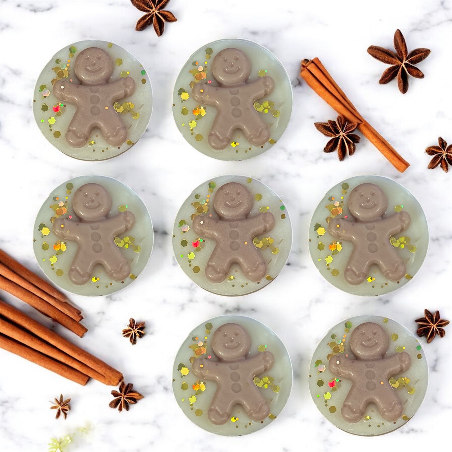 Gingerbread Man Wax Melt Disc – Gingerbread House Scent