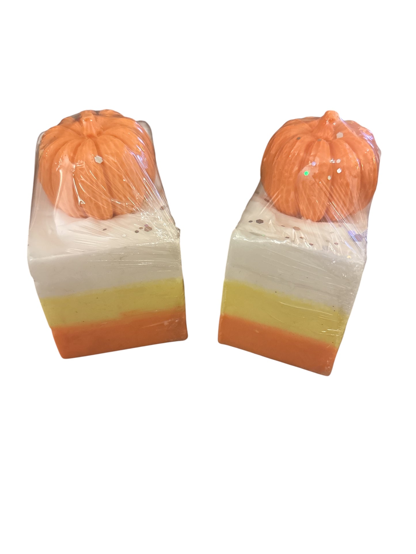 Pumpkin Topped Soap Bars