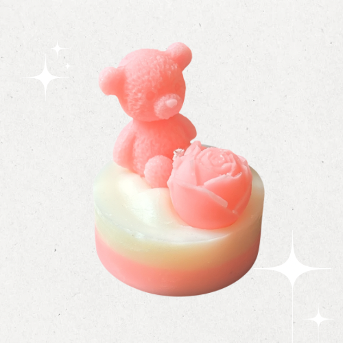 Teddy & Rose Candle
