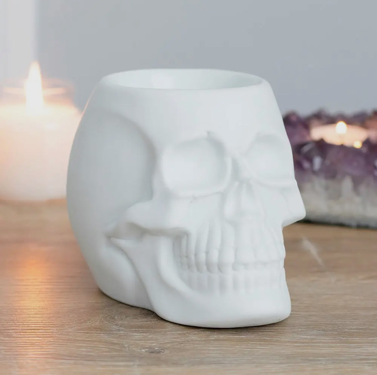 Black Skull Oil and Wax Warmer