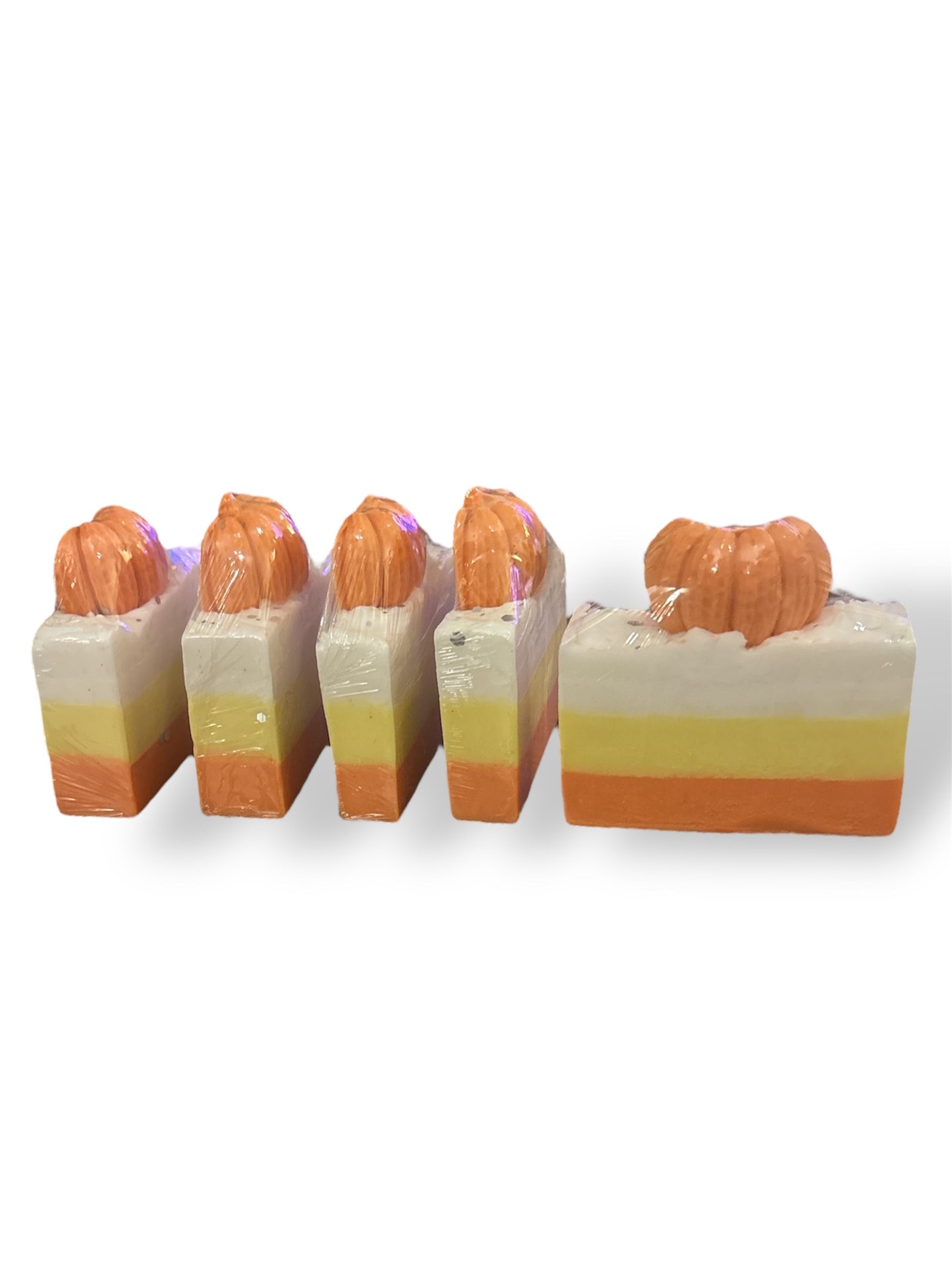 Pumpkin Topped Soap Bars