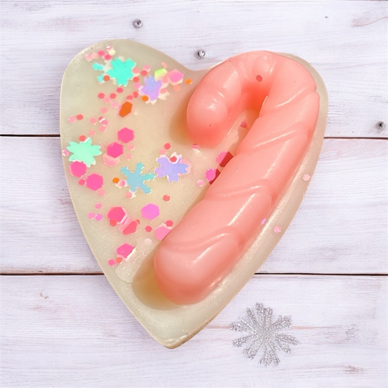 Snowflake Cookie Wax Melt Disk 🍪❄️💖