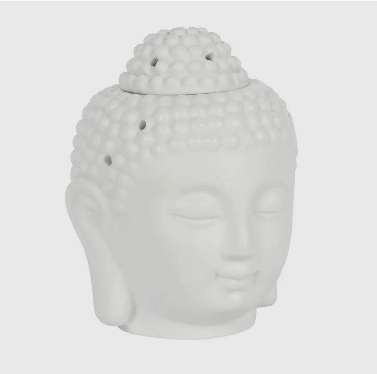 White Buddha Head Oil Burner and
Wax Warmer