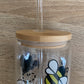Bee Happy Glass