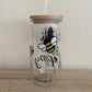 Bee Happy Glass